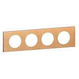 Рамка 4-постовая Legrand Celiane клен 069214