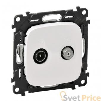 Розетка TV-SAT Legrand Valena Allure белая 753758