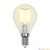 Лампа светодиодная филаментная (UL-00002201) Uniel E14 6W 3000K прозрачная LED-G45-6W/WW/E14/CL GLA01TR