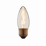 Лампа накаливания E27 40W свеча прозрачная 3540-E