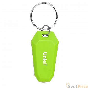 Фонарь-брелок светодиодный (UL-00004095) Uniel Standard Mini от батареек S-KL021-T Green