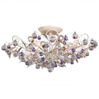 Потолочная люстра IDLamp Irida 242/10PF-Whitepatina