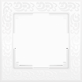 Рамка Flock на 1 пост белая WL05-Frame-01-white 4690389046704