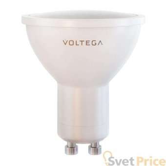 Лампа светодиодная Voltega GU10 7W 4000К матовая VG2-S2GU10cold7W 7057