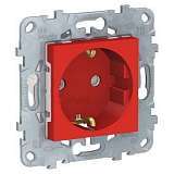 Розетка Schneider Electric Unica New с/з со шторками 16A 250V NU503703
