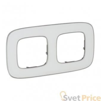 Рамка 2-постовая Legrand Valena Allure Зеркало 754422