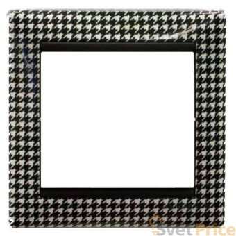 Рамка 1-постовая Legrand Valena гусиные лапки 770420