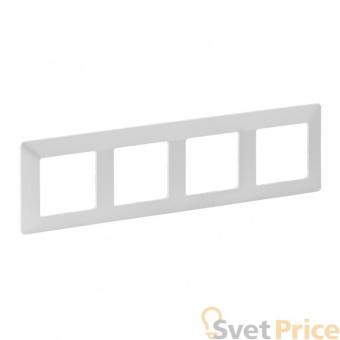Рамка 4-постовая Legrand Valena Life Жемчуг 754144