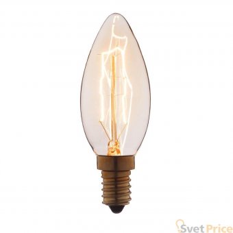 Лампа накаливания E14 25W прозрачная 3525