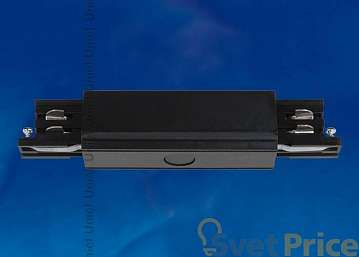 Соединитель для шинопроводов прямой внешний (09745) Uniel UBX-A12 Black