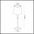 Настольная лампа Odeon Light Glen 2266/1T страна Италия Настольная лампа Odeon Light Glen 2266/1T