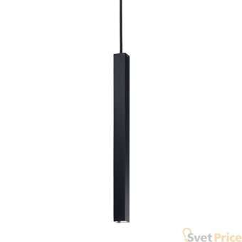Подвесной светодиодный светильник Ideal Lux Ultrathin SP1 Small Square Nero