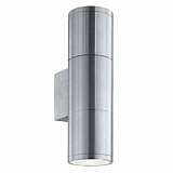 Уличный настенный светильник Ideal Lux Gun AP2 Small Alluminio