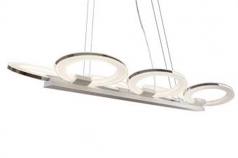 Подвесной светодиодный светильник IDLamp Arien 400/6-LEDWhitechrome
