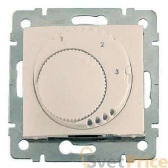 Термостат Legrand Valena Комфорт с выключателем слоновая кость 774127