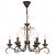 Подвесная люстра IDLamp Riccarda 261/6-Blackplatina