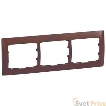 Рамка 3-постовая Legrand Galea Life вишня 771973