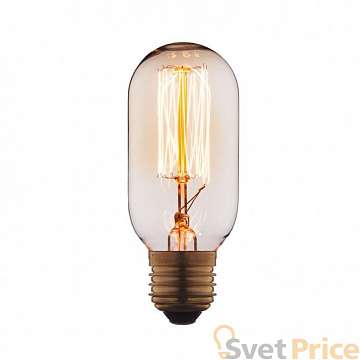 Лампа накаливания E27 40W цилиндр прозрачный 4540-SC