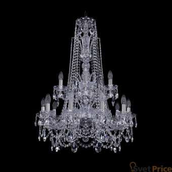 Подвесная люстра Bohemia Ivele 1411/10+5/240/XL-94/2d/Ni