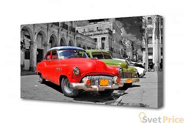Холст Toplight Машины 100х150х3см TL-H3052