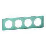 Рамка 4-постовая Legrand Celiane бирюзовый муар 066644