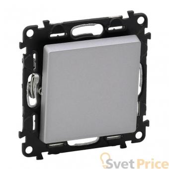 Переключатель перекрестный одноклавишный Legrand Valena Life 10А 250В алюминий 752607