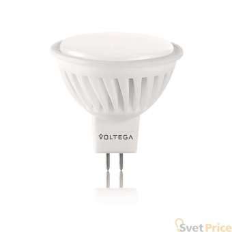 Лампа светодиодная Voltega GU5.3 7W 4000К матовая VG1-S2GU5.3cold7W-C 5726
