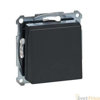 Розетка Schneider Electric Merten System M с крышкой MTN2311-0414