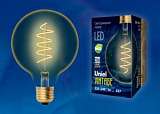 Лампа светодиодная (UL-00001818) E27 4W 2250K шар прозрачный LED-G95-4W/GOLDEN/E27/CW GLV21GO