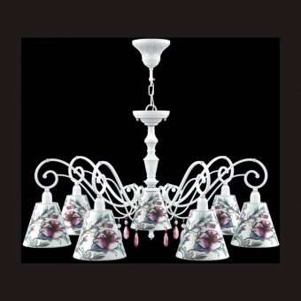 Подвесная люстра Lamp4you Classic E3-07-WM-LMP-O-13-CRL-E3-07-PK-DN