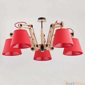 Потолочная люстра Alfa Joga Red 22245