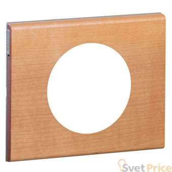 Рамка 1-постовая Legrand Celiane клен 069211