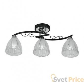 Потолочная люстра IDLamp Nield 232/3PF-Blackchrome