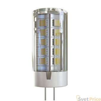 Лампа светодиодная Voltega G4 4W 2800К прозрачная VG9-K1G4warm4W-12 7030