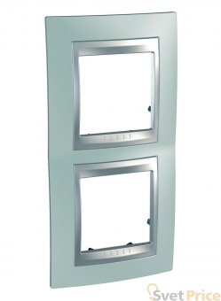Рамка 2-постовая вертикальная Schneider Electric Unica Top MGU66.004V.094