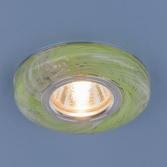Встраиваемый светильник Elektrostandard 2191 MR16 CL/GR прозрачный/зеленый 4690389096136