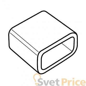 Заглушка торцевая для светодиодной ленты (UL-00002938) Uniel UCW-N21 Clear 025 Polybag