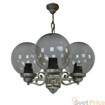 Уличный подвесной светильник Fumagalli Sichem/Bisso/G250 3L G25.120.S30.BZE27