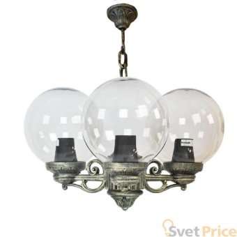 Уличный подвесной светильник Fumagalli Sichem/Bisso/G250 3L G25.120.S30.BXE27