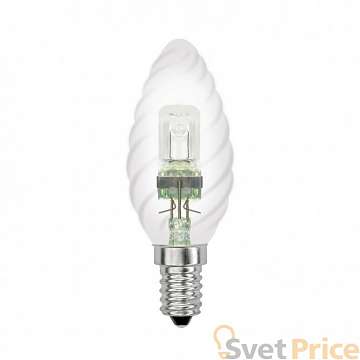 Лампа галогенная (04113) E14 42W свеча витая прозрачная HCL-42/CL/E14 candle twisted