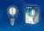 Лампа светодиодная филаментная (UL-00002201) Uniel E14 6W 3000K прозрачная LED-G45-6W/WW/E14/CL GLA01TR