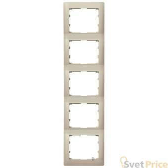 Рамка 5-постовая Legrand Galea Life титан 771409