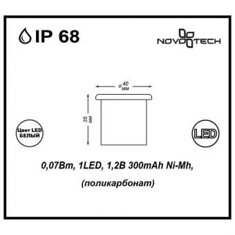 Ландшафтный светильник Novotech Tile 357237