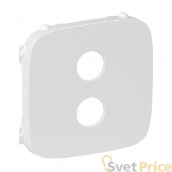 Лицевая панель Legrand Valena Allure аудиорозетки банан белая 755285