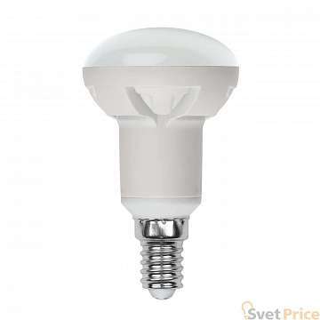 Лампа светодиодная диммируемая (UL-00004709) Uniel E14 7W 4000K матовая LED-R50 7W/4000K/E14/FR/DIM PLP01WH