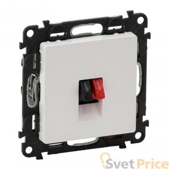 Акустическая розетка Legrand Valena Life белая 753472