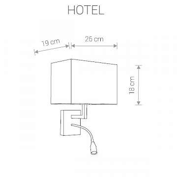 Бра Nowodvorski Hotel 9302