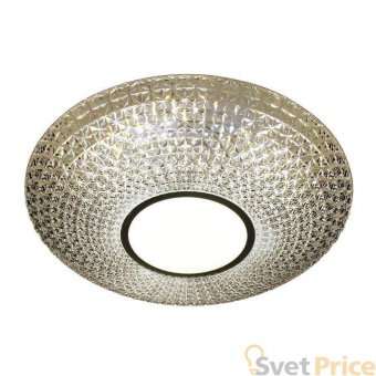 Потолочный светодиодный светильник Ambrella light Orbital Crystal F101 CL 48W D400