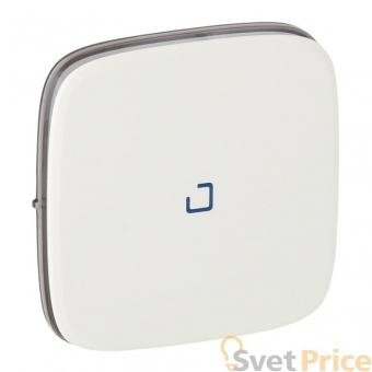 Лицевая панель Legrand Valena Allure выключателя одноклавишного с подсветкой белая 755085