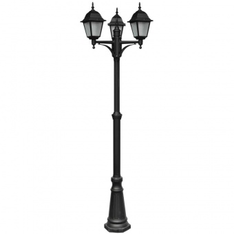 Садово-парковый светильник Arte Lamp Bremen A1017PA-3BK